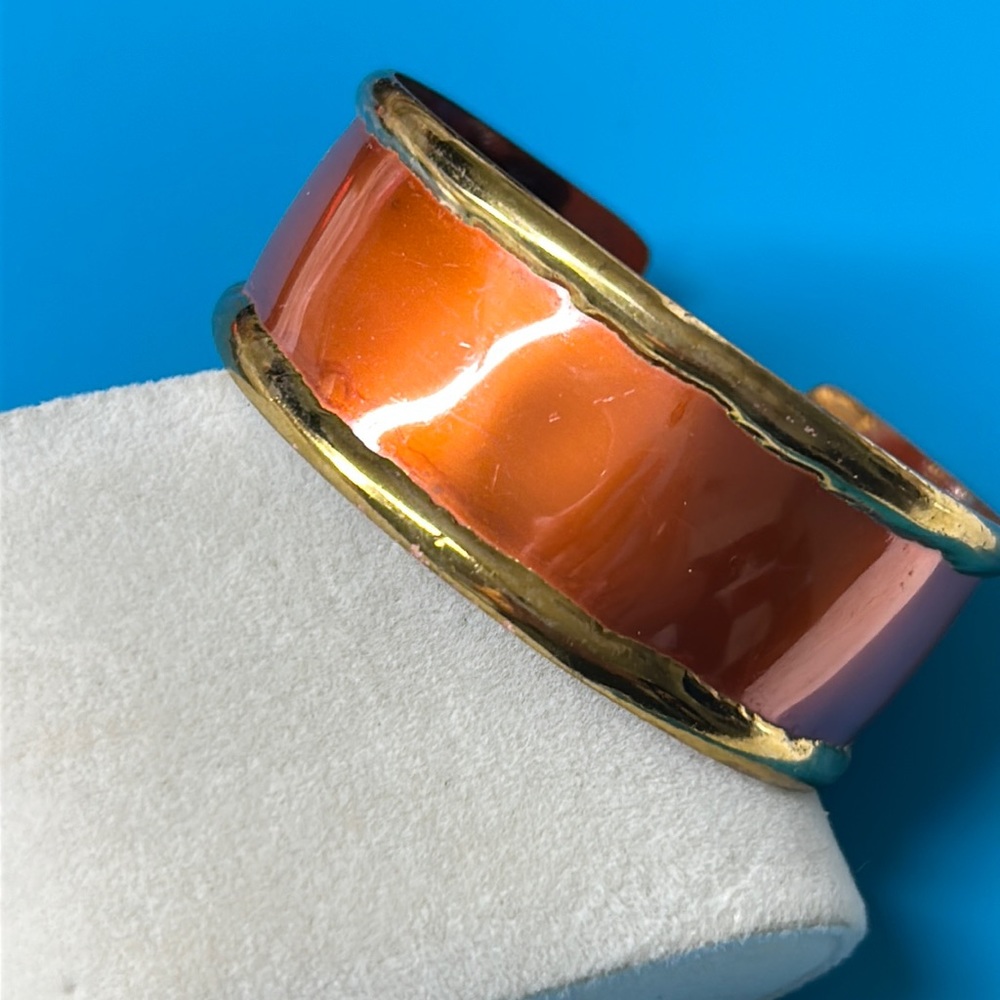 Copper Enamel Cuff - image 1